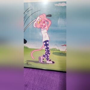 Pink Panther Golf Art PrintMGM 'Pink Panther Golfing', 1999, Limited Edition